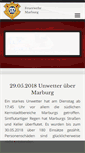Mobile Screenshot of feuerwehr-marburg.de